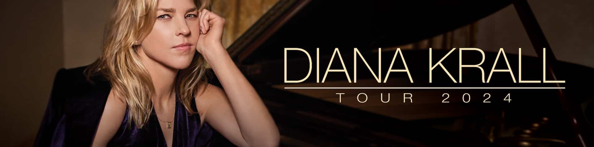 Diana Krall sitting at the piano