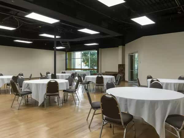 banquet setup of meeting space
