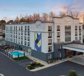 exterior with view of pool