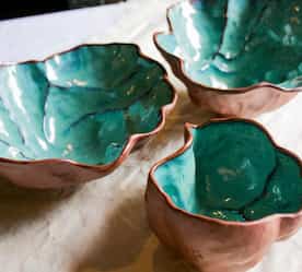 blue bowls