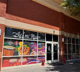 exterior art and entrance