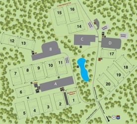 layout of the sporting venue