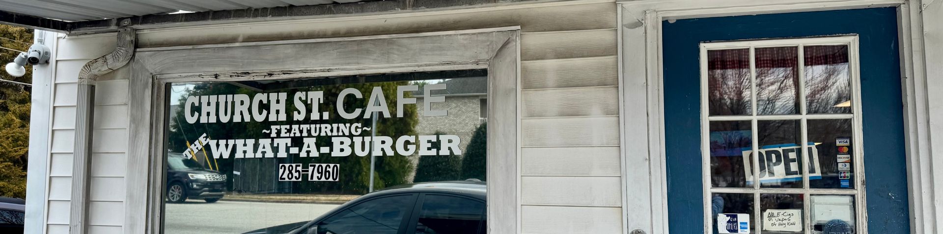 burger joint building exterior