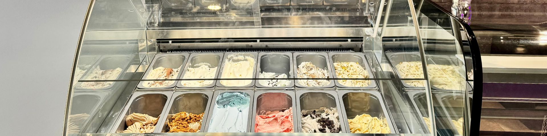 gelato display