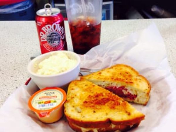 a meal at Jay's Deli
