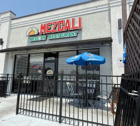 restaurant exterior and patio seating