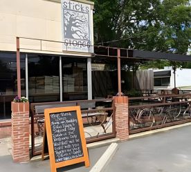 restaurant exterior and patio