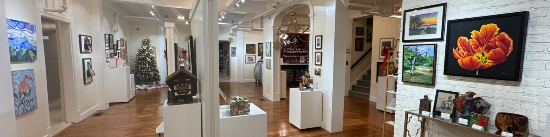 inside the art gallery