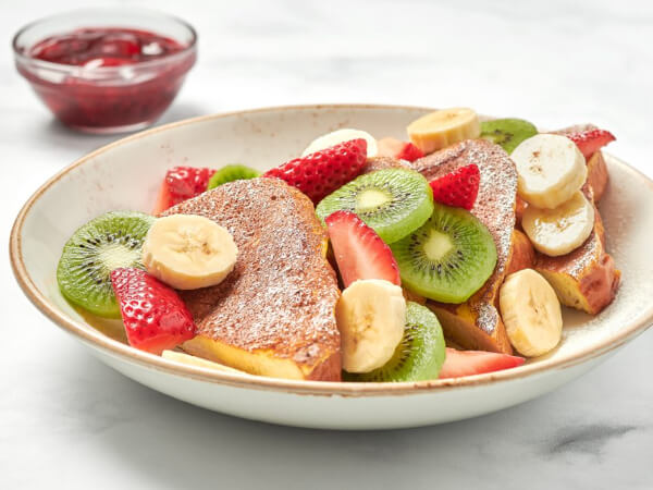 french toast and fruit