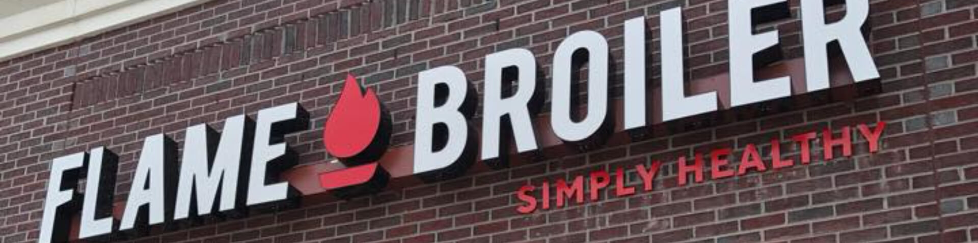 Flame Broiler sign