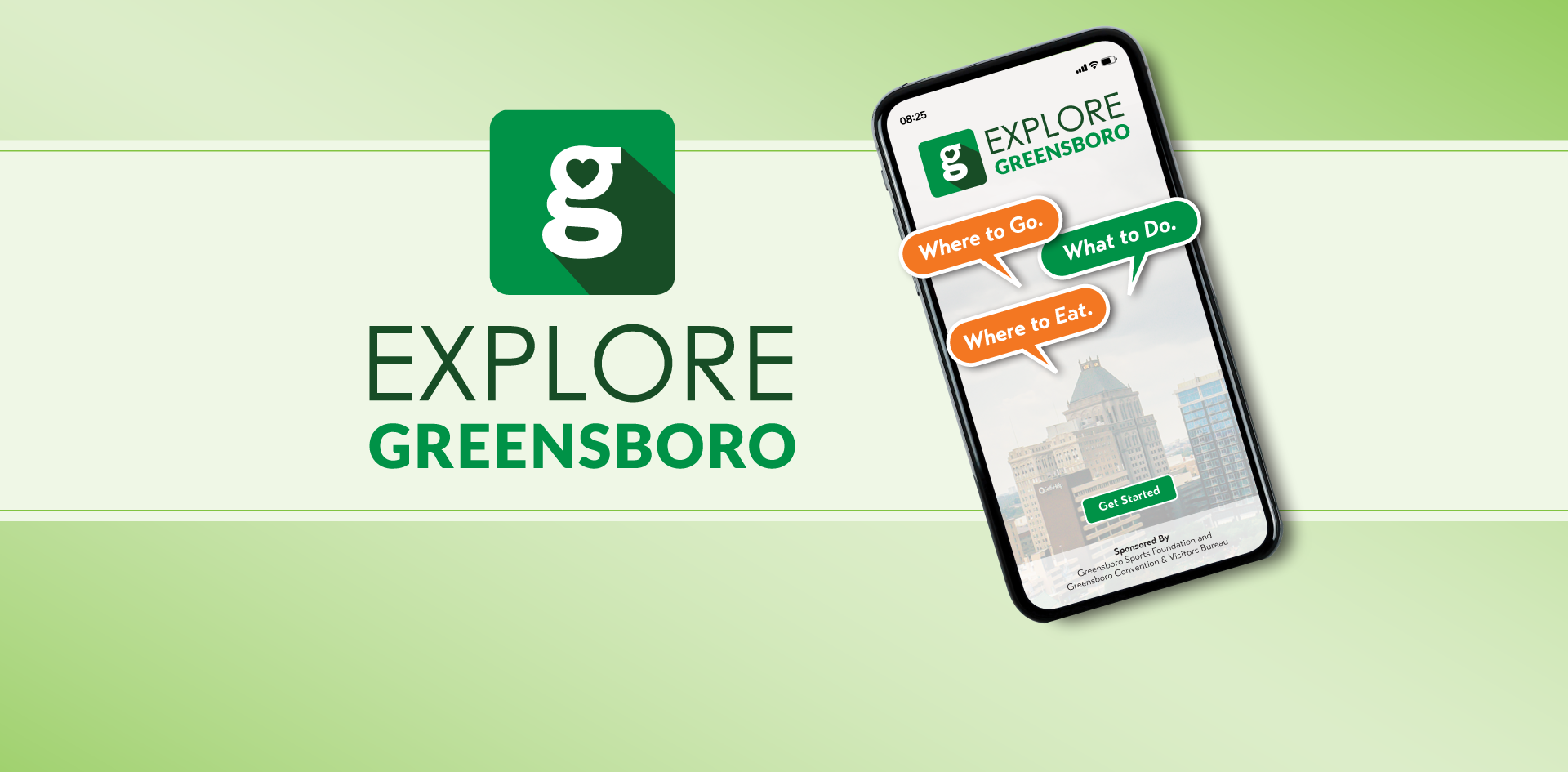 Image of App and Explore Greensboro Logo