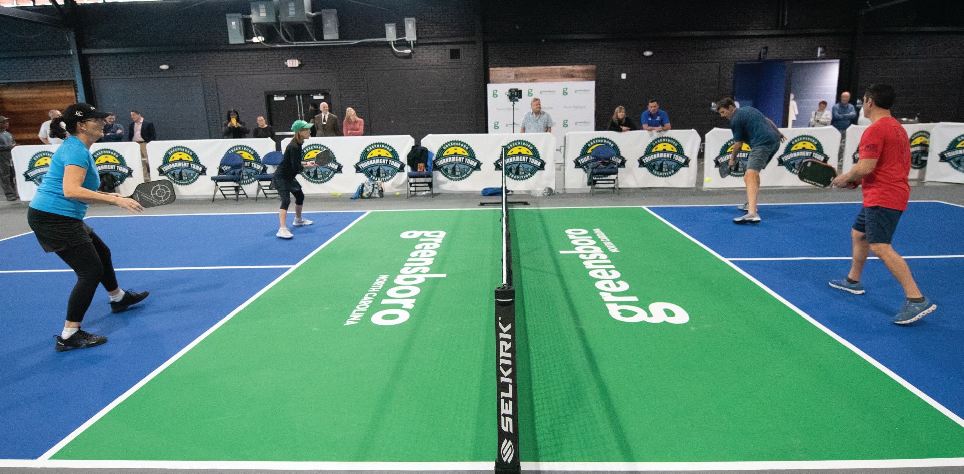 People Playing Pickleball